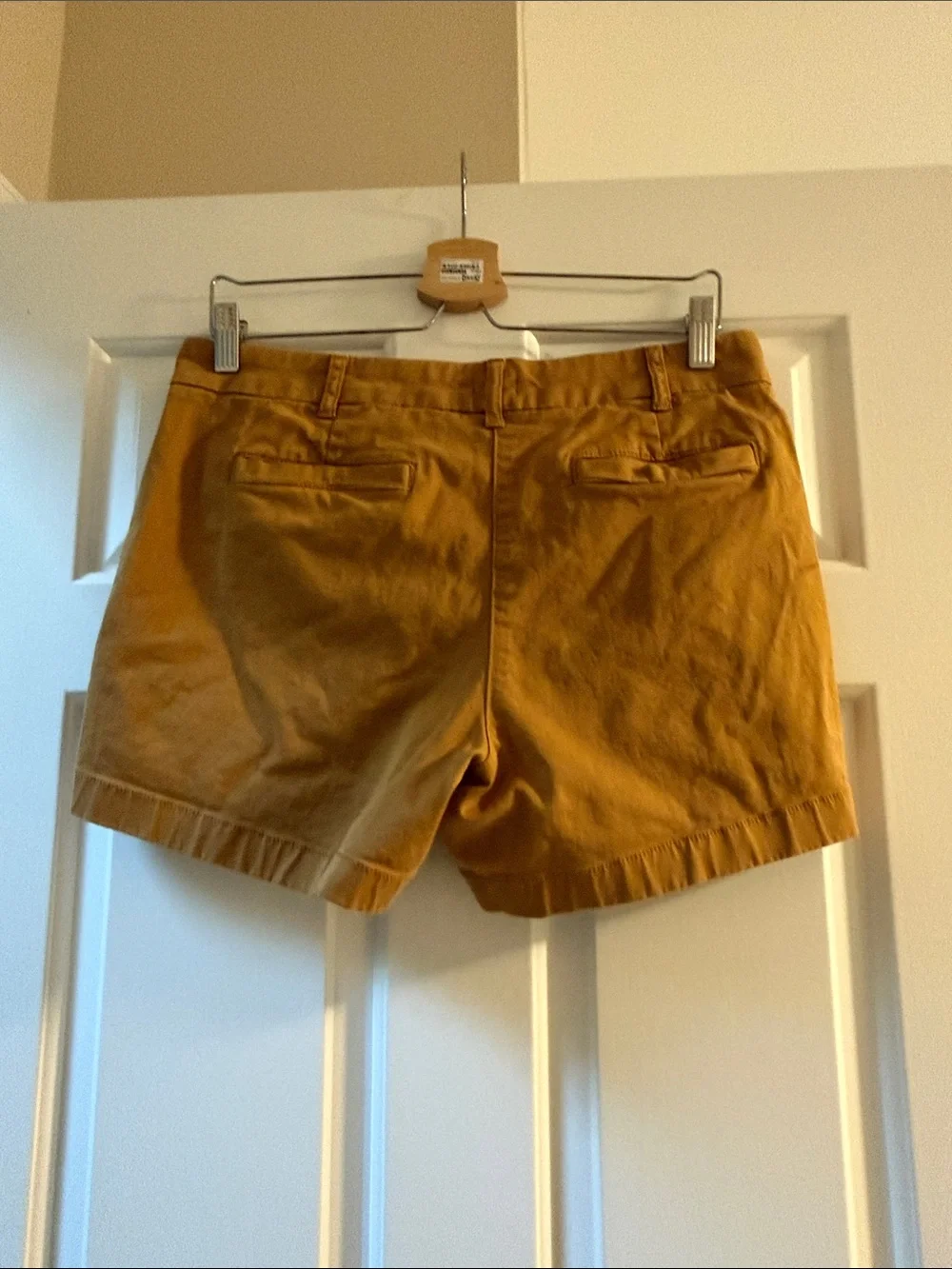 J. Crew Women's Mustard Yellow Cotton Shorts
